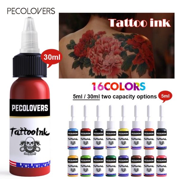 9Colors 5ml/Bottle Professional TattooInk For Body Art Natural Plant Micropigmentation Pigment Permanent Tattoo Ink - Image 5