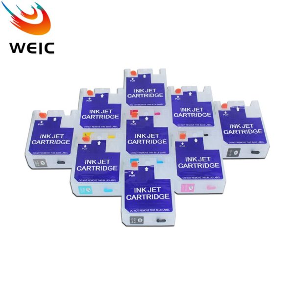 9PC 80ML Refillable Ink Cartridge for Epson Stylus Pro 3800 3880 Printer with Chip Sensor - Image 5