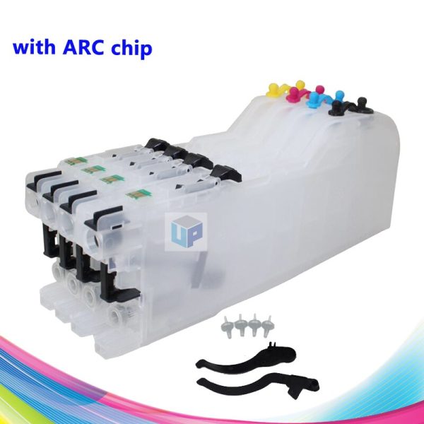 CISSPLAZA 4pcs LC563 lc565 lc567 compatible for brother J2310 J2510 J3520 J3720 J6520DW J6720DW refillable ink cartridge - Image 2