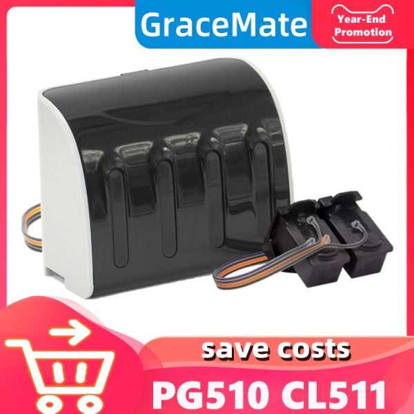 Compatible PG510 CL511 Ink Supply System for Canon pg510 cl511 PIXMA MP230/MP240/MP250/MP260/MP270/MP280/MP282/MP480/MP490/MP495