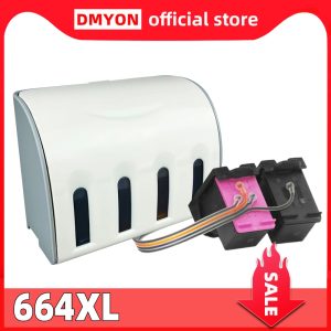 Compatible for Hp 664 Continuous Ink Supply System Deskjet 4535 4536 4538 4675 4676 4678 Printer Cartridge CISS