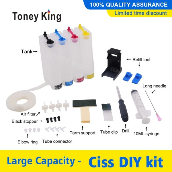 Continuous Ink Supply System CISS kit accessaries tank For Canon PG40 CL41 Pixma MP160 MP140 MP210 MP220 MX300 MX310 iP1800