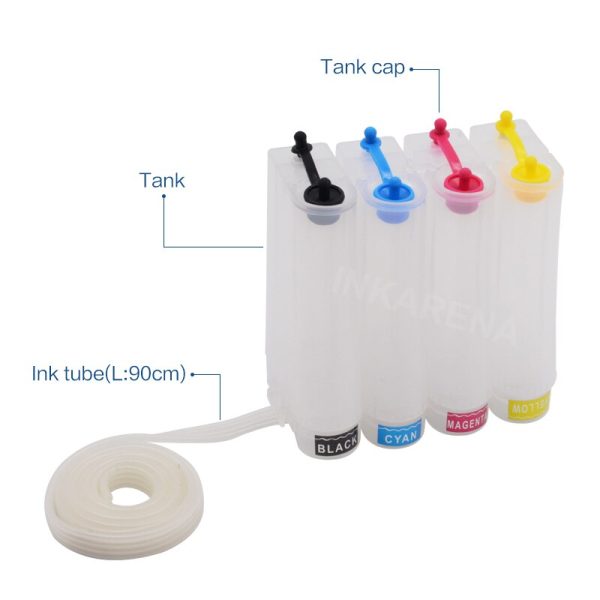 Continuous Ink Supply System For Canon Cis Ink Kit MG2250 MG3150 MG4150 MX375 MX395 MG2150 MG3250 MG3255 MG3550 MG4100 Printer - Image 3