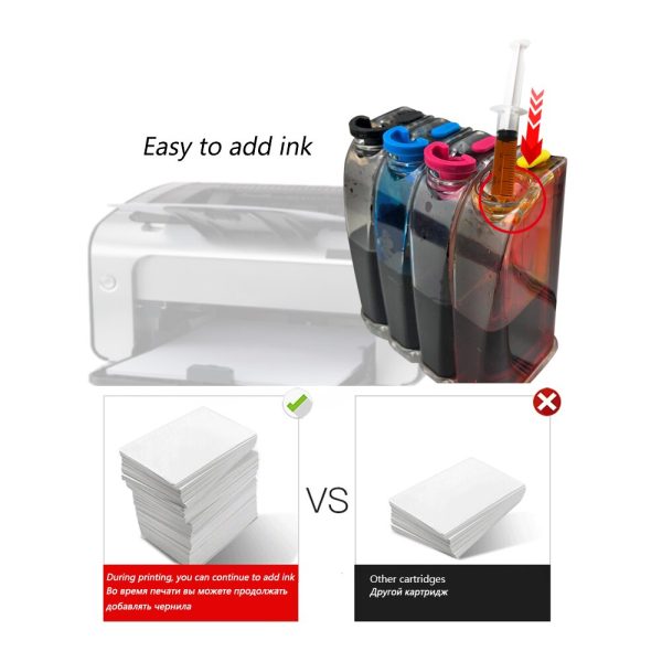 DMYON 652 Continuous Ink Supply System Replacement for HP 652 Ciss Deskjet 3635 3636 3638 3838 3835 4535 4536 4538 4675 Printer - Image 5