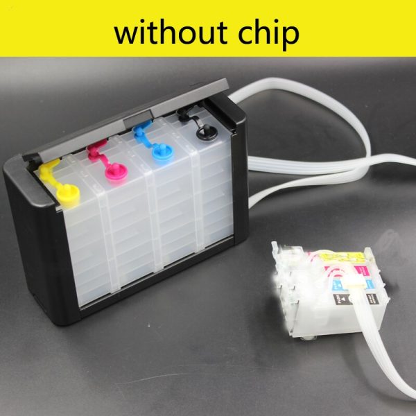 Empty Ink Supply System CISS for EPSON XP-2100 XP-2105 XP-3100 XP-3105 XP-4100 XP-4105 WF-2810 WF-2830 XP-4155 without chip - Image 2