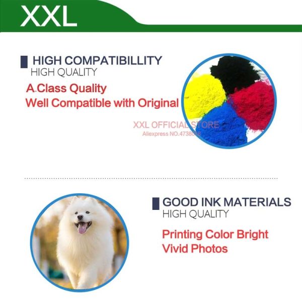 For HP DESKJET D 1560 1530 2360 2460 Printer Cartridge Ink kit 21XL High Quallity Ink 100ml - Image 3