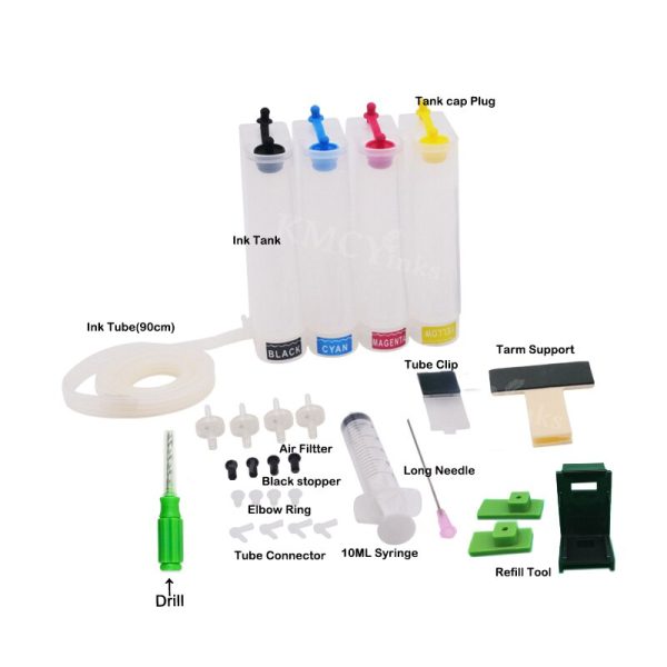 For HP305 305XL DIY CISS Ink Supply System For HP 305 XL DeskJet 2710 2720 4110 4120 4130 ENVY 6010 6020 6030 6420 - Image 3
