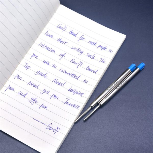 Guoyi D099 ballpoint pen refill 10pc/lot novel for office stationery gift pen hotel business writing length 700m G2 424 pen - Image 3