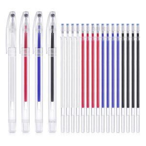 Haile 2 14pcs High Temperature Disappearing Pen Heat Erasable Fabric Pen Case Refills DIY Patchwork Garment Dash Marker Pens