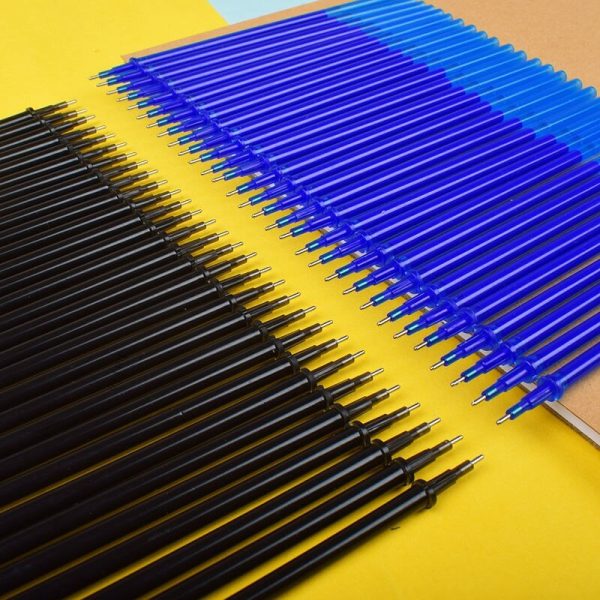 Haile 200 2Pc Magic Erasable Pen Refill Blue Black Ink 0.5mm Erasable Gel Pens Filling Refill Washable Handle For School Writing - Image 2