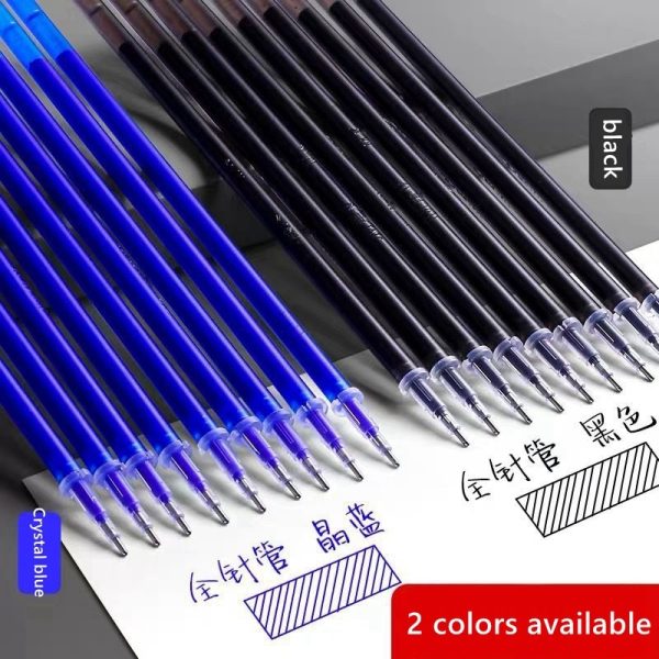 Haile 200 2Pc Magic Erasable Pen Refill Blue Black Ink 0.5mm Erasable Gel Pens Filling Refill Washable Handle For School Writing - Image 3