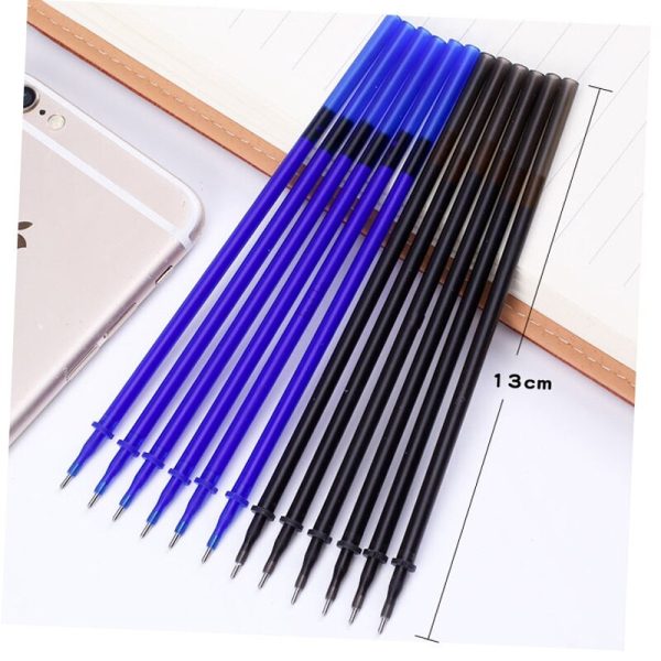 Haile 200 2Pc Magic Erasable Pen Refill Blue Black Ink 0.5mm Erasable Gel Pens Filling Refill Washable Handle For School Writing - Image 5