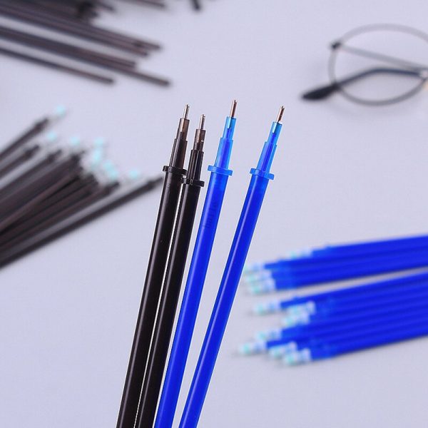 Haile 200 2Pc Magic Erasable Pen Refill Blue Black Ink 0.5mm Erasable Gel Pens Filling Refill Washable Handle For School Writing - Image 6