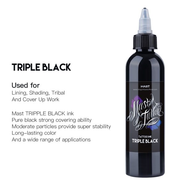High Quality Mast Professional Tattoo Inks Black Pigment Tattoo Artist Ink - Image 5