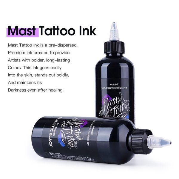 High Quality Mast Professional Tattoo Inks Black Pigment Tattoo Artist Ink - Image 6