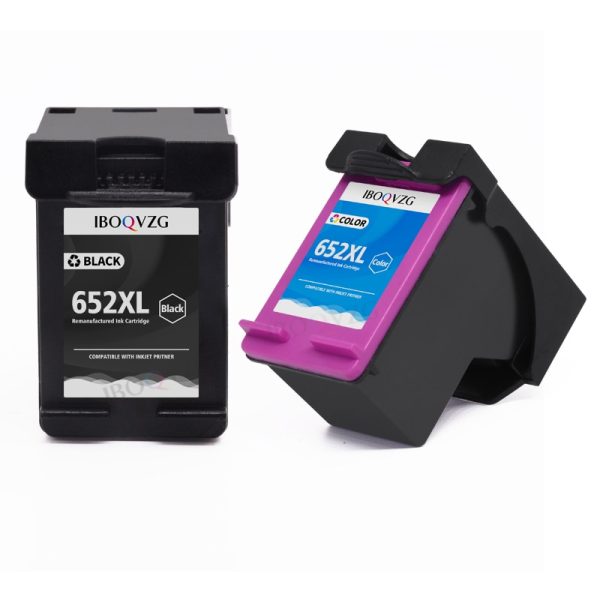 IBOQVZG Refilled 652XL Ink Cartridge Replacement for HP 652 XL HP652 Ink Cartridge Deskjet 1115 1118 2135 2136 2138 3635 3636 - Image 3