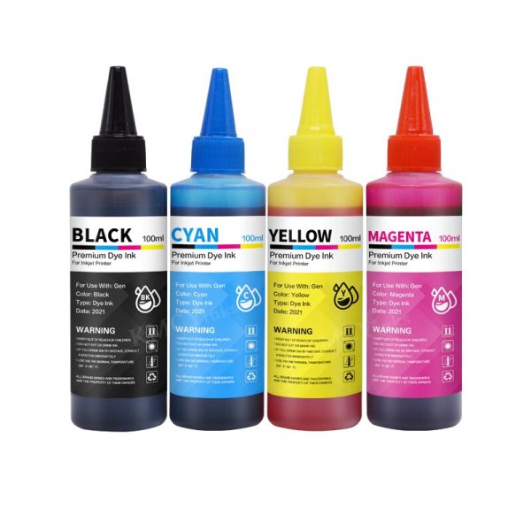 KMCYinks 4*100ml Pigment ink Refillable PGI-1300 ink cartridge PGI1300 PGI-1300XL For Canon MAXIFY MB2030 MB2330 MB2130 MB2730 - Image 3