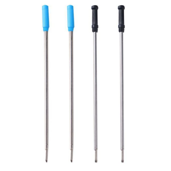 L:4.5 In Ballpoint Pen Refills for Cross Pens Medium Point blue Black Ink 20pcsset - Image 4
