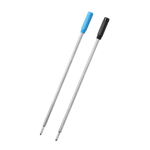 L:4.5 In Ballpoint Pen Refills for Cross Pens Medium Point blue Black Ink 20pcsset - Image 5