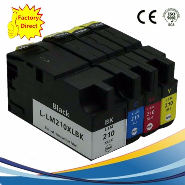 LM210XLBK LM210XL LM-210XL LM210 LM-210 Ink Cartridges Replacement For Lexmark OfficeEdge Pro4000c Pro4000 Pro5500 Pro5500t