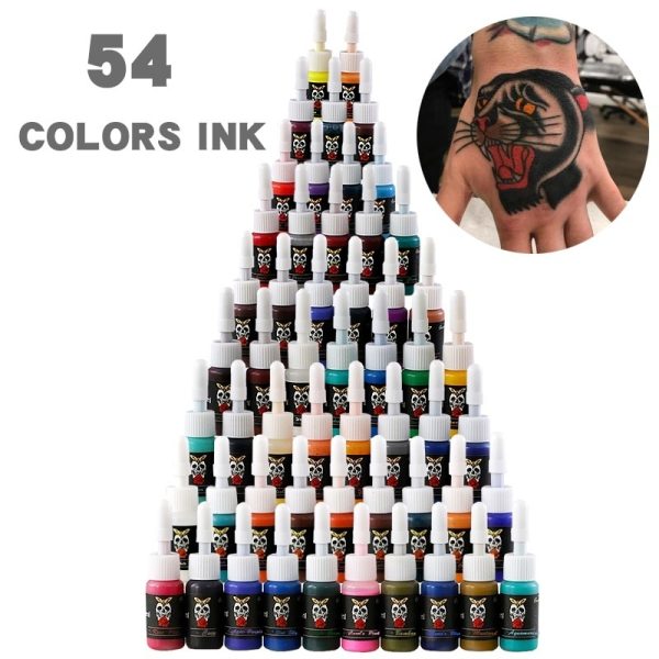 New 5ml Color mixing Tattoo Ink Semi Permanent Natural Plant Pigment Makeup Professional Tattoos Ink Pigment For Body Art Paint