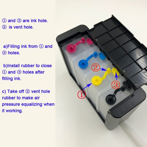 PGI425 CLI426 CISS Continuous ink supply system for Canon IP4940 MG5340 IP4840 MG5140 MG5240 MX884 MX894 MX714 PGI-425/426 - Image 2