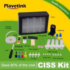 Plavetink Bluk Tank Continous Ink Supply System For PG445 CL446 For Canon Pixma MG2540 MX494 MG2440 MG2940 MG2942 MG2924 Printer