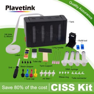 Plavetink Luxury DIY Ciss Tank For HP 123 XL Ink Cartridge For HP Deskjet 1110 2130 2132 2133 2134 3630 3632 3637 Printer