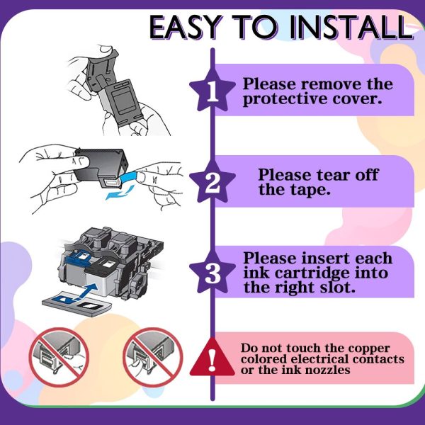 Printjoy Ink Cartridge Replacement For HP 301 HP301 XL Ink Cartridges Deskjet 4500 4501 4502 4503 4504 4505 4507 4508 Printer - Image 6