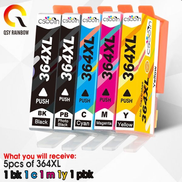 QSYRAINBOW Compatible ink cartridge for hp 364 xl HP364 DeskJet 3070A 3520 Photosmart 5510 5520 6510 6520 7510 7520 - Image 3