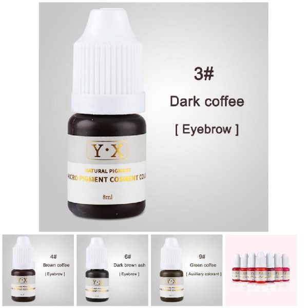 Semi Permanent Makeup Eyebrow Ink Lips Eye Line Tattoo Color Microblading Pigment MH88 - Image 3