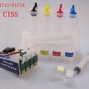 T1711XL-T1714XL CISS continuous ink supply system for epson XP-33/XP103/XP203/XP207/XP303/XP306/XP403/XP406/XP313/XP413 printers