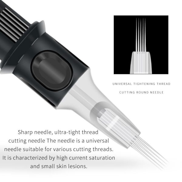 Tattoo Cartridge Needle 10PCS RL/M1/RM Professional Disposable Semi-Permanent Eyebrow Lip Makeup Needles For Tattoo Machine Pen - Image 4