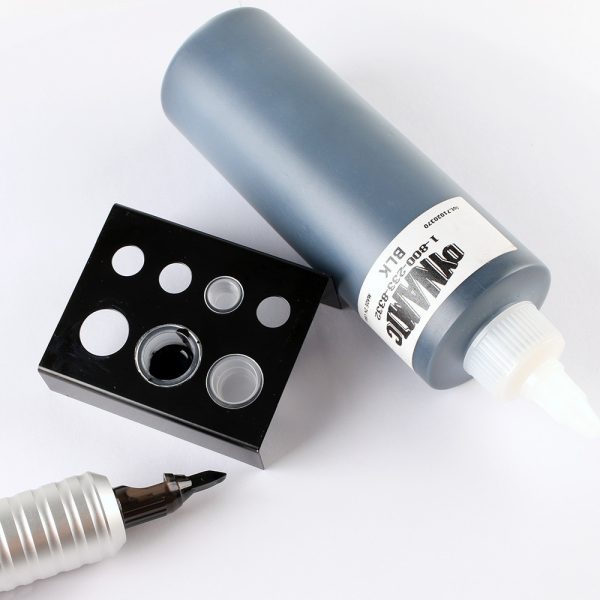 Tattoo Ink 8oz (240ml) Makeup Studio Works for Novice Silicone Leather Practice Black Supplies Professional Official Pigment - Image 3