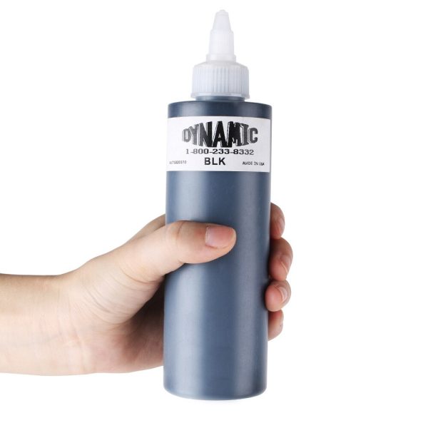 Tattoo Ink 8oz (240ml) Makeup Studio Works for Novice Silicone Leather Practice Black Supplies Professional Official Pigment - Image 4