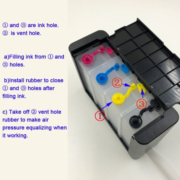 UP empty CISS ink system For HP 952 953 954 711 for HP Pro7720 7730 7740 Pro 8718 8728 8210 8260 8716 printer without chip - Image 2