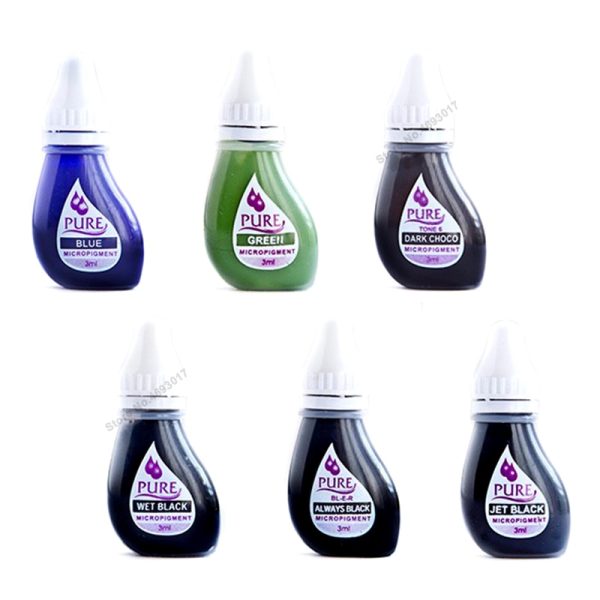 USA Original Pure Tattoo Ink Micropigment Lip Eyebrow Permanent Makeup Pigment Tattoo Supplies for Tattoo Eyebrow Eyeliner Lip - Image 4