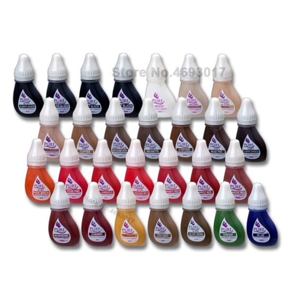 USA Original Pure Tattoo Ink Micropigment Lip Eyebrow Permanent Makeup Pigment Tattoo Supplies for Tattoo Eyebrow Eyeliner Lip