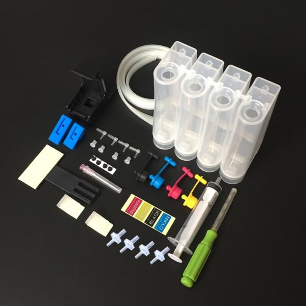 Universal Continuous Ink Supply System CISS DIY Kit for HP HP 21/22 27/28 56/57 60 61 122 etc For HP CISS with all accessories - Image 2