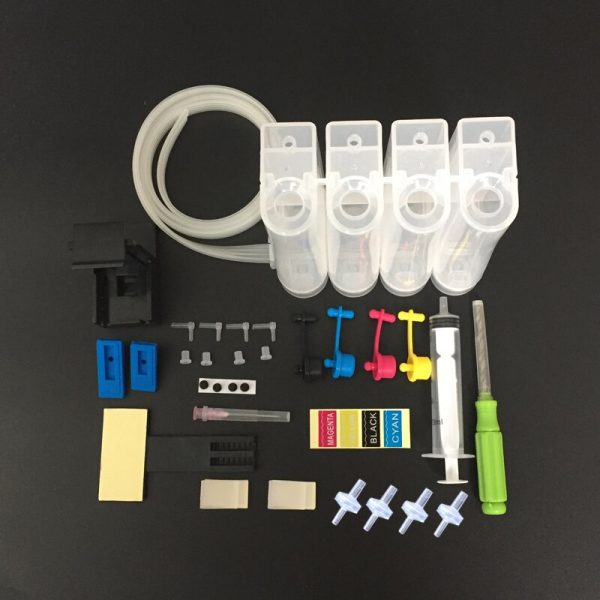Universal Continuous Ink Supply System CISS DIY Kit for HP HP 21/22 27/28 56/57 60 61 122 etc For HP CISS with all accessories - Image 5