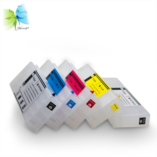 Winnerjet Empty Refillable Ink Cartridge With Chip For Epson SureColor T3200 T5200 T7200 T3270 T5270 T7270 Printer 700ML/PC - Image 2