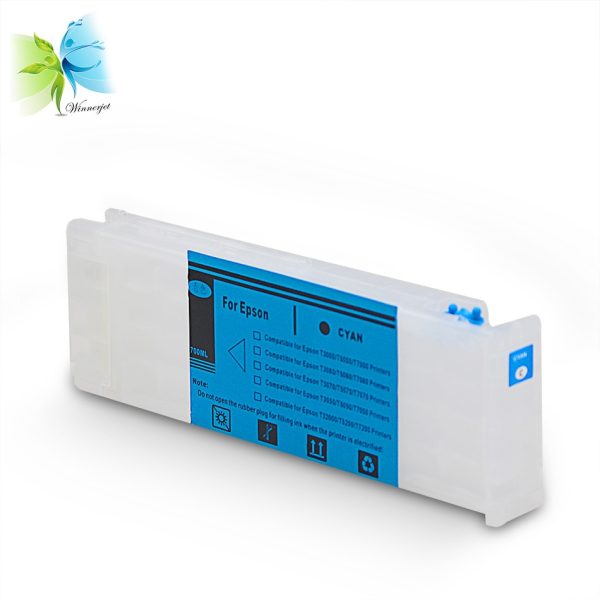 Winnerjet Empty Refillable Ink Cartridge With Chip For Epson SureColor T3200 T5200 T7200 T3270 T5270 T7270 Printer 700ML/PC - Image 5