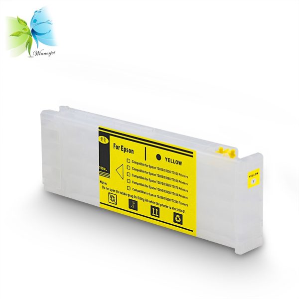 Winnerjet Empty Refillable Ink Cartridge With Chip For Epson SureColor T3200 T5200 T7200 T3270 T5270 T7270 Printer 700ML/PC - Image 6