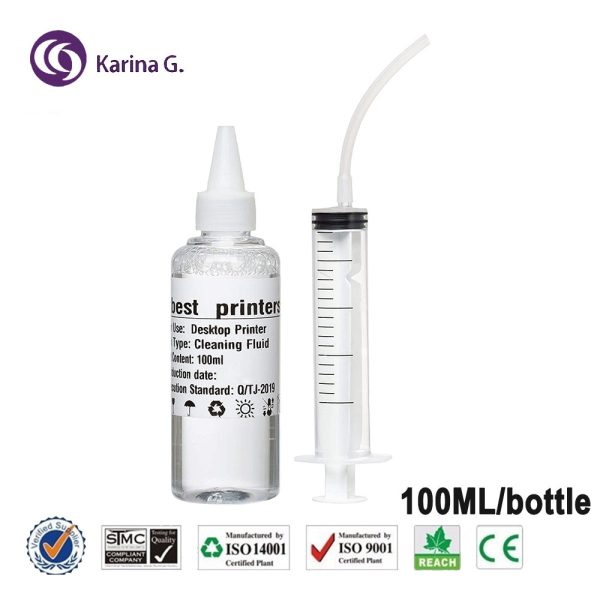 compatible inkjet Printer Print Head Cleaner Cleaning solution Liquid Fluid For HP EPSON CANON BROTHER Lexmark Inkjet Printer - Image 2
